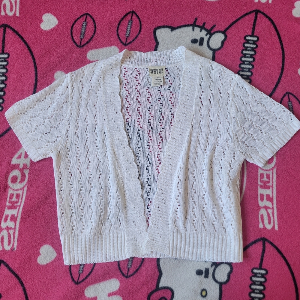 white beach cover up layering piece